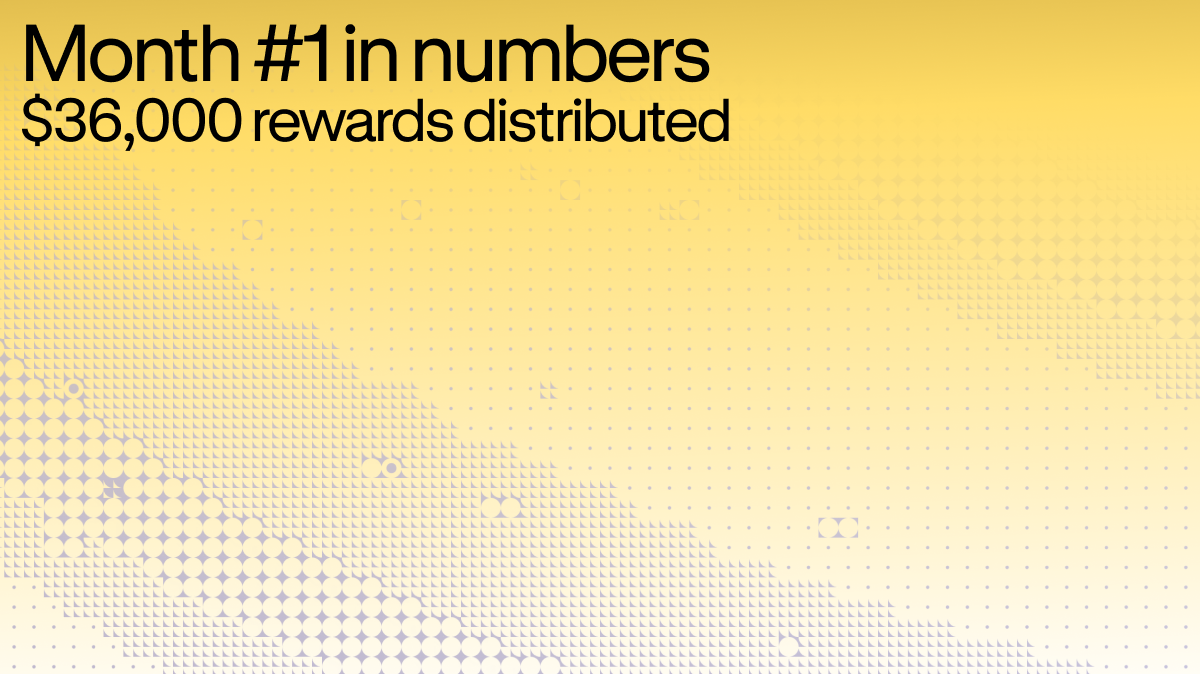 Celebrating one month since public launch