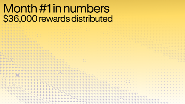 Celebrating one month since public launch